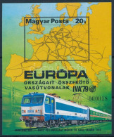 ** 1979 Európa Vasútjai Vágott Blokk (7.000) - Autres & Non Classés