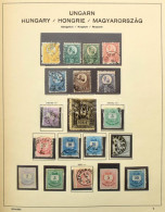 **, *, O 1871-1943 Magyar Gyűjtemény, Benne Jó Sorok, Közte Hadisegély (I.), Árvíz, Madonna, Repülő (I.) Stb. Jó Minőség - Otros & Sin Clasificación