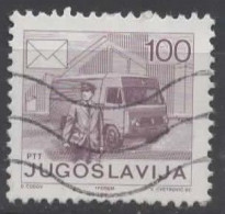 YOUGOSLAVIE N° 2055 (A) O Y&T 1986 La Poste Fourgon Postal - Used Stamps