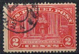 FLO 303 - ETATS-UNIS Colis Postaux N° 2 Obl. Facteur Distribuant Le Courrier - Reisgoedzegels