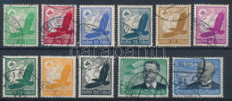 O Deutsches Reich 1934 Légiposta Teljes Sor Mi 529-539 (Mi EUR 100.-) - Sonstige & Ohne Zuordnung