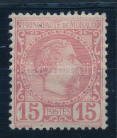 * Monaco 1885 Mi 5 (Mi EUR 360,-) (lyuk, Ránc / Hole, Crease) - Andere & Zonder Classificatie