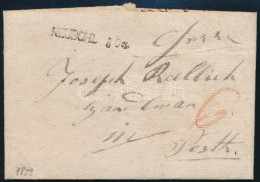 1829 Levél 6kr Portóval "NEUSOHL" - Pesth - Sonstige & Ohne Zuordnung