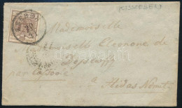 ~1855 6kr Levélen / On Cover "ZEEBEN" - Hidasnémet (Gudlin 350 P) - Autres & Non Classés