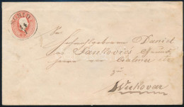 1862 5kr Díjjegyes Boríték / PS-cover "SCHID" - Vukovár - Altri & Non Classificati