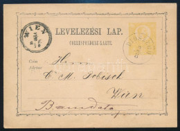 1871 2kr Díjjegyes Levelezőlap / PS-card "DIÓSZEGH" - Wien - Otros & Sin Clasificación