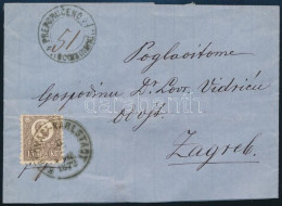 1872 15kr Ajánlott Levélen / On Registered Cover "KARLOVAC-KARLSTADT" + "PREPORUGENO / RECOMANDIRT" - Other & Unclassified