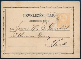 ~1872 2kr Díjjegyes Levelezőlap "ORAVICZA" - Andere & Zonder Classificatie