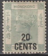 HONG KONG (CHINA) - 1885 - YVERT N°49 * MH - COTE 2020 = 185 EUR - Ongebruikt