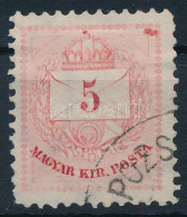 O 1881 5kr Jobb Felül Extra Nagy Kitöréssel (ex Lovász) - Otros & Sin Clasificación