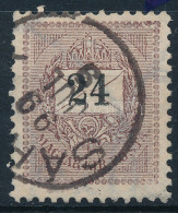 O 1898 24kr Jobb Felül Lemezhiba, Ritka / Plate Flaw, RR! - Altri & Non Classificati