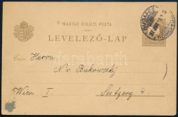 1897 2kr Díjjegyes Millenniumi Levelezőlap Budapestről Bécsbe - Andere & Zonder Classificatie