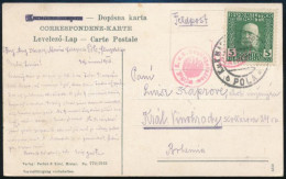 1916 Tábori Posta Képeslap 5h Bérmentesítéssel "K.u.k. Seeflugstation Pola" - Otros & Sin Clasificación