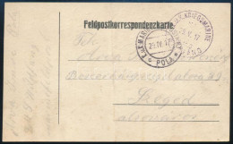 1917 Tábori Posta Levelezőlap "S.M.S. WILDFANG" - Other & Unclassified