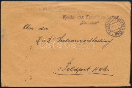 1918 Tábori Posta Levél "Kmdo. Des Fstgefrierschiffes Carolina" - Other & Unclassified