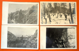LOT 4 OLD PHOTOS WAR 1914-18 - Oorlog 1914-18