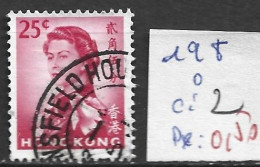 HONG KONG 198 Oblitéré Côte 2 € - Used Stamps