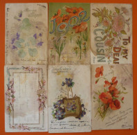 LOT 6 OLD POSTRCARDS - Greetings From...