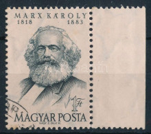 O 1953 Karl Marx Számvízjellel, 12 1/2 : 12 Fogazás - Autres & Non Classés