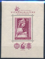 ** 1958 Brüsszeli Világkiállítás Blokk (5.000) - Other & Unclassified