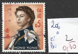 HONG KONG 206 Oblitéré Côte 2 € - Used Stamps
