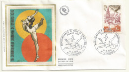 THEME SPORTS CHAMPIONNAT DU MONDE DE GYMNASTIQUE FDC 21/10/1978. - Gymnastik