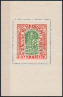 ** 1924 A Magyar Levélbélyeg I. Műmelléklete Emlékív - Altri & Non Classificati