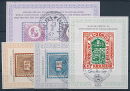 ** 1996 4 Db Emlékív / Souvenir Sheet Collection Of 4 - Altri & Non Classificati