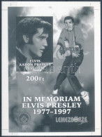 ** 1997/10 Elvis Presley Cromalin Emlékív / Souvenir Sheet Proof - Other & Unclassified