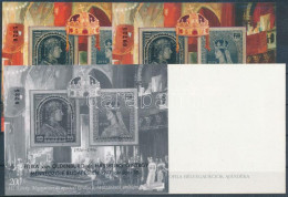 ** 1997/13 Habsburg Esküvő Budapesten 4 Db-os Emlékív Garnitúra Azonos Sorszámmal (50.000) / Souvenir Sheet Collection W - Autres & Non Classés