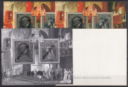 ** 1998/24 Köztársaság Emlékív 4 Db-os Garnitúra, Azonos Sorszámmal (45.000) / Souvenir Sheet Collection With 4 Varietie - Sonstige & Ohne Zuordnung