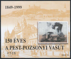 ** 1999/44 150 éves A Pest-Pozsonyi Vasút Emlékív - Sonstige & Ohne Zuordnung