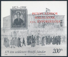 ** 1999/30 Petőfi Sándor Halálának 150. évfordulója Emlékív - Other & Unclassified