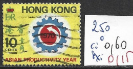 HONG KONG 250 Oblitéré Côte 0.60 € - Usati