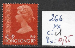 HONG KONG 266 ** Côte 1 € - Unused Stamps