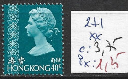 HONG KONG 271 ** Côte 3.75 € - Nuevos