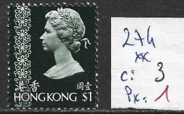 HONG KONG 274 ** Côte 3 € - Nuevos