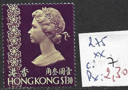 HONG KONG 275 ** Côte 7 € - Unused Stamps