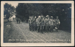 1915 Ditkowce (Ditkivci, Ukrajna) Közelében Történt Betörés Során Elfogott Orosz Hadifoglyok Csoportja, Osztrák-magyar L - Autres & Non Classés