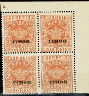 Timor, 1886, # 9a Dent. 13 1/2, MH - Timor