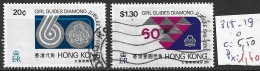 HONG KONG 318-19 Oblitérés Côte 5.50 € - Used Stamps