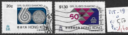 HONG KONG 318-19 Oblitérés Côte 5.50 € - Usati