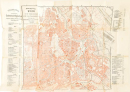 Cca 1870 Neuester Plan Von Wien Mit Der Stadtweiterung Und Den Neuen Gassenbenennungen. Verlag Der Beck'schen Universitä - Sonstige & Ohne Zuordnung