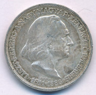 1936. 2P Ag "Liszt" T:AU,XF Patina Adamo P7.3 - Sin Clasificación