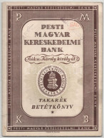 5db Betétkönyv és Váltókölcsön Könyv, Közte 1946. "Pesti Magyar Kereskedelmi Bank" Takarék Betétkönyve, Bélyegzéssel, Ré - Sin Clasificación