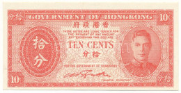 Hongkong 1945. 10c T:UNC,AU Hong Kong 1945. 10 Cents C:UNC,AU Krause 323. - Zonder Classificatie