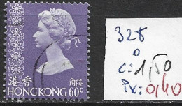 HONG KONG 328 Oblitéré Côte 1.50 € - Usados