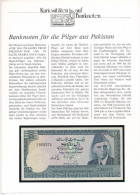 Pakisztán DN (1982) 10R Hadzs-kiadás, Német Nyelvű "Kuriositäten Auf Banknoten" Tájékoztatólappal T:I Pakistan ND (1982) - Zonder Classificatie