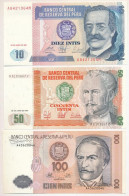 Peru 1987. 10I + 20I + 50I T:UNC,AU Peru 1987. 10 Intis + 20 Intis + 50 Intis C:UNC,AU - Unclassified