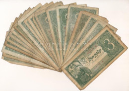 Szovjetunió 1938. 3R (20x) T:F,VG Folt Soviet Union 1938. 3 Ruble (20x) C:F,VG Spotted Krause P#214 - Zonder Classificatie